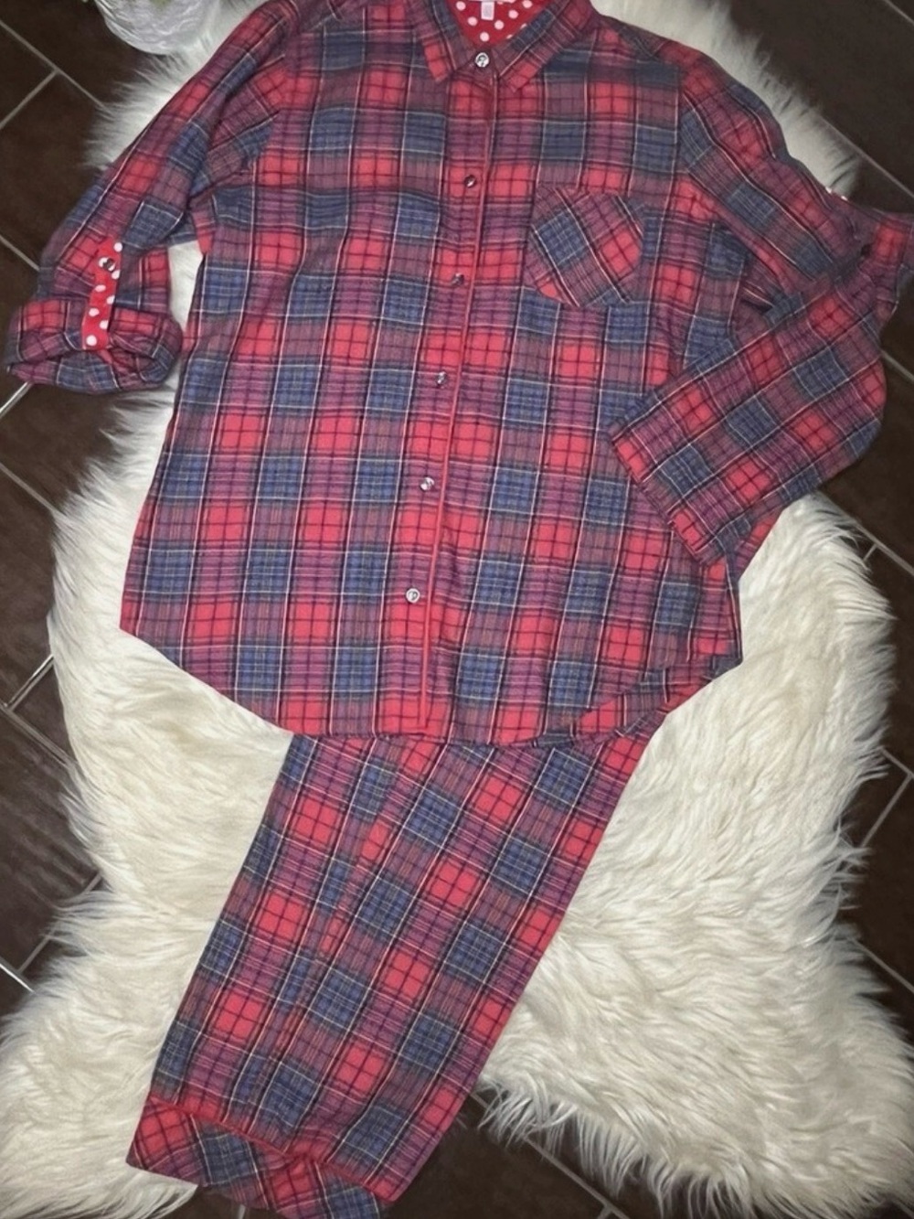 Victoria's SecretStyle: Holiday Flannel Pajama 2-Piece Set